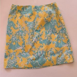 Lilly Pulitzer skirt.